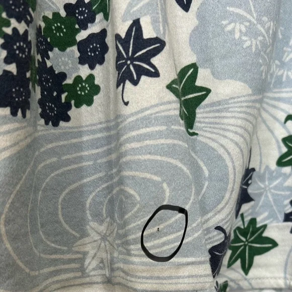 Tuckernuck Royal Shirtdress Coastal Preppy Province Breeze Floral Print Blue S - Picture 9 of 15